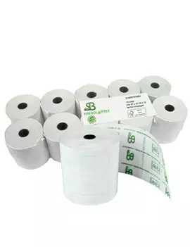 Rotolo Termico per Registratore di Cassa Sabacart - 80 mm x 80 m - 3166080080CX (Conf. 10)