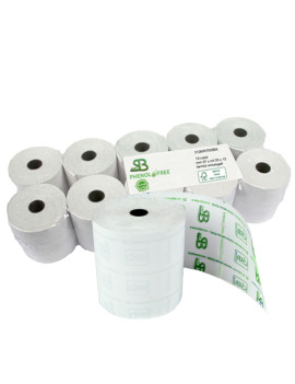 Rotolo Termico per Registratore di Cassa Sabacart - 57,5 mm x 80 m - 3166057580CX (Conf. 10)
