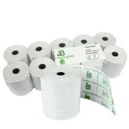 Rotolo Termico per Registratore di Cassa Sabacart - 57,5 mm x 80 m - 3166057580CX (Conf. 10)