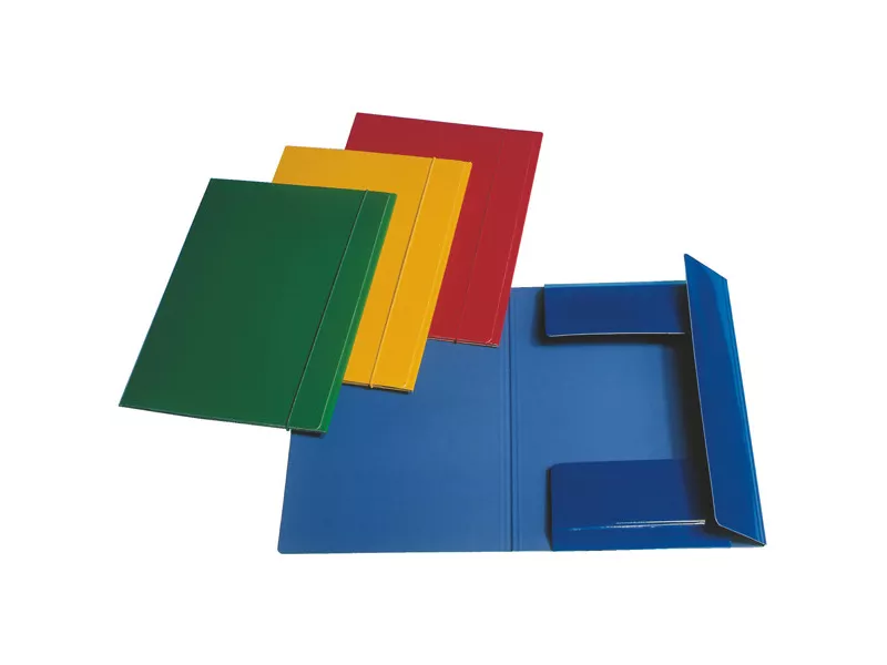 Cartella 3 Lembi Plastificate Esselte Rosso 8004157000038