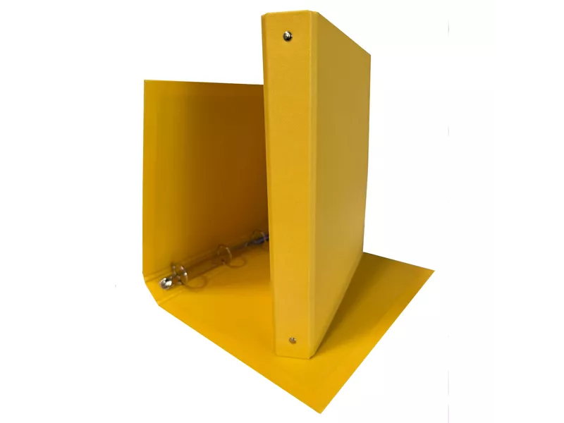 Raccoglitore in PPL Starline - A4 - 4 Anelli Tondi 30 mm (Giallo)
