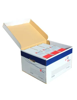 Scatola Archivio ST-Box Starline - 37,5x26,5x43 cm - 8800.1903 (Bianco e Blu Conf. 5)