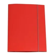 Cartellina 3 Lembi con Elastico Piatto Queen Starline - 25x34 cm - OD0032LBXXXAE02 (Rosso Conf. 10)