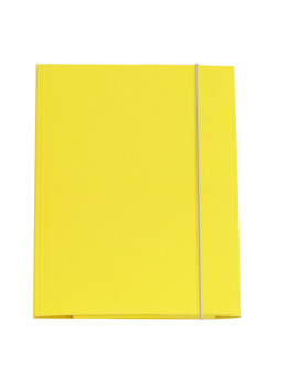 Cartellina 3 Lembi con Elastico Piatto Queen Starline - 25x34 cm - OD0032LBXXXAE04 (Giallo Conf. 10)
