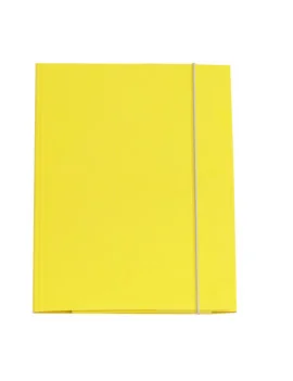 Cartellina 3 Lembi con Elastico Piatto Queen Starline - 25x34 cm - OD0032LBXXXAE04 (Giallo Conf. 10)