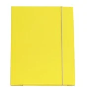 Cartellina 3 Lembi con Elastico Piatto Queen Starline - 25x34 cm - OD0032LBXXXAE04 (Giallo Conf. 10)