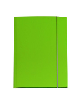 Cartellina 3 Lembi con Elastico Piatto Queen Starline - 25x34 cm - OD0032LBXXXAE20 (Verde Prato Conf. 10)