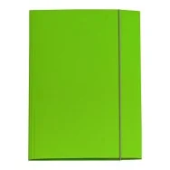 Cartellina 3 Lembi con Elastico Piatto Queen Starline - 25x34 cm - OD0032LBXXXAE20 (Verde Prato Conf. 10)