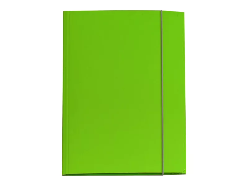 Cartellina 3 Lembi con Elastico Piatto Queen Starline - 25x34 cm - OD0032LBXXXAE20 (Verde Prato Conf. 10)