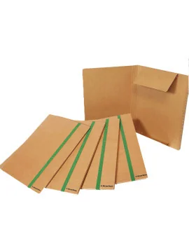 Cartellina 3 Lembi con Elastico Piatto Starline - 25x35 cm - 1403 (Avana Conf. 5)