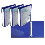 Raccoglitore Personalizzabile KingShow Starline - A4 - 4 Anelli a D 40 mm - 1410212 BLEU (Blu)