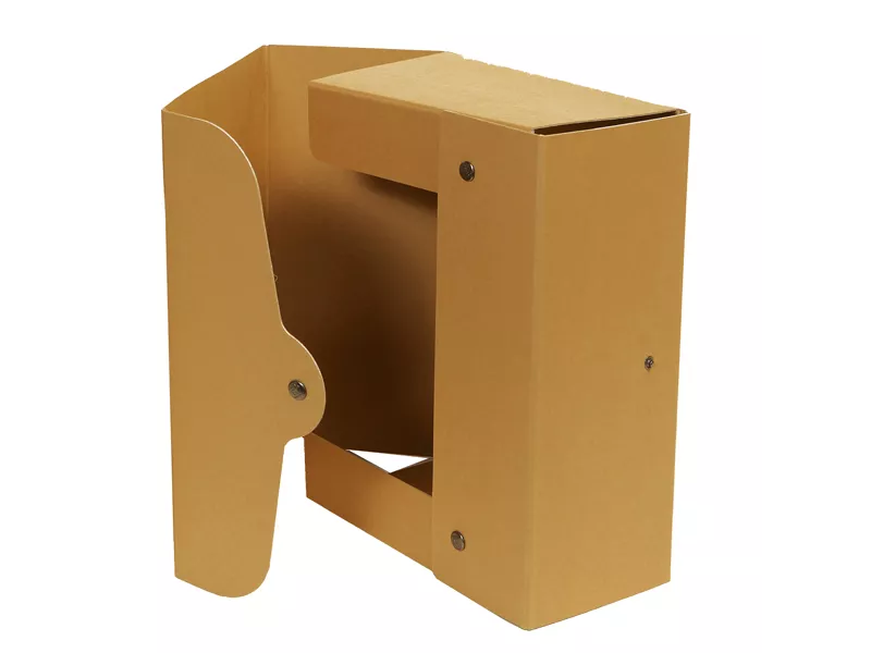 Scatola Portaprogetti con Bottone Starline - Dorso 12 - 25x35 cm - FMCXCPECO12AV (Avana Conf. 5)