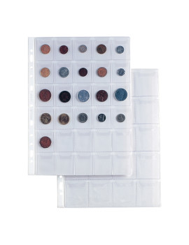Busta a Perforazione Universale 30S Sei Rota - 21x29,7 cm - Portamonete - 30 Spazi - 512131 (Trasparente Conf. 10)