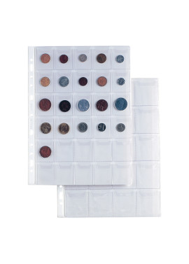 Busta a Perforazione Universale 30S Sei Rota - 21x29,7 cm - Portamonete - 30 Spazi - 512131 (Trasparente Conf. 10)