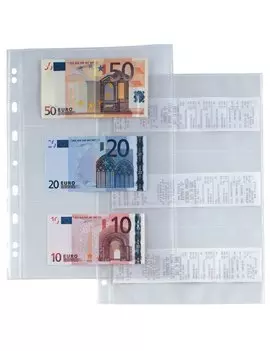 Busta a Perforazione Universale Atla 6 S Sei Rota - Per Scontrini e Banconote - 662217 (Trasparente Conf. 10)