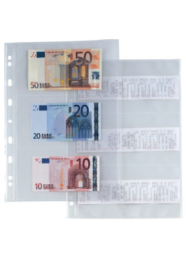 Busta a Perforazione Universale Atla 6 S Sei Rota - Per Scontrini e Banconote - 662217 (Trasparente Conf. 10)