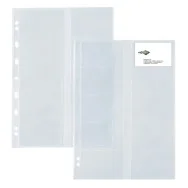 Busta a Perforazione Universale Atla Card Sei Rota - Per Biglietti da Visita - 21x29,7 - Liscia - 662131 (Trasparente Conf. 10)