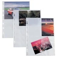 Busta a Perforazione Universale Atla F Sei Rota - 10x15 cm - Liscia Alto Spessore - 8 Spazi - 662501 (Bianco Conf. 10)