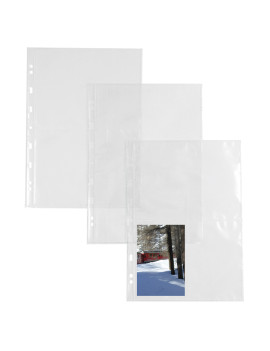 Busta a Perforazione Universale Atla FT Sei Rota - 21x29,7 cm - 8 Spazi - 662511 (Trasparente Conf. 10)