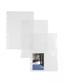 Busta a Perforazione Universale Atla FT Sei Rota - 21x29,7 cm - 8 Spazi - 662511 (Trasparente Conf. 10)