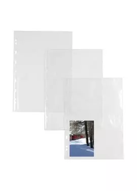 Busta a Perforazione Universale Atla FT Sei Rota - 21x29,7 cm - 8 Spazi - 662511 (Trasparente Conf. 10)