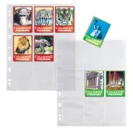 Busta a Perforazione Universale Atla K Sei Rota - 21x29,7 cm - Portafigurine - 9 Spazi - 662505 (Trasparente Conf. 10)