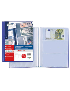 Busta Porta Scontrini Uno PS Sei Rota - 21x29,7 cm - 65446707 (Blu)