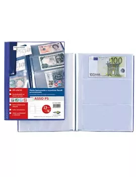 Busta Porta Scontrini Uno PS Sei Rota - 21x29,7 cm - 65446707 (Blu)