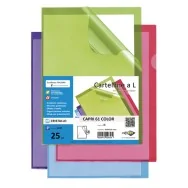 Cartellina a L Capri 61 Sei Rota - A4 - PVC - 26316103 (Azzurro Conf. 25)