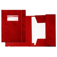 Cartellina 3 Lembi con Elastico 3L F Sei Rota - 25x35 cm - 67300112 (Rosso)