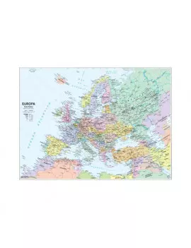 Carta Geografica Murale Belletti - 132x99 cm - MS03PL (Europa Fisica e Politica)