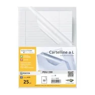Cartellina a L Poli 150 Sei Rota - A4 - Alto Spessore - 662300 (Trasparente Conf. 25)