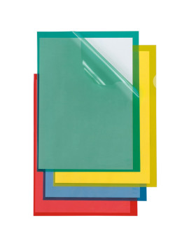 Cartellina a L Poli Colorato Sei Rota - A4 - PPL - 66232205 (Verde Conf. 25)
