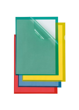 Cartellina a L Poli Colorato Sei Rota - A4 - PPL - 66232205 (Verde Conf. 25)