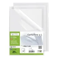 Cartellina a L Poli T 150 Sei Rota - A4 - Alto Spessore - 662318 (Trasparente Conf. 25)
