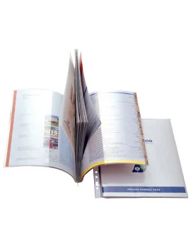 Cartellina con Tasche Ercole Cat Sei Rota - 21x29,7 cm - 502233 (Trasparente Conf. 10)