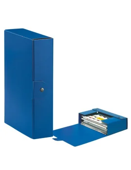 Scatola Portaprogetti Eurobox C28 Esselte - Dorso 8 - 25x35 cm - 390328050 (Blu Conf. 5)