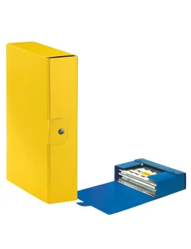 Scatola Portaprogetti Eurobox C28 Esselte - Dorso 8 - 25x35 cm - 390328090 (Giallo Conf. 5)