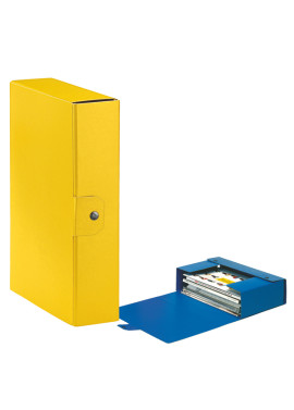 Scatola Portaprogetti Eurobox C28 Esselte - Dorso 8 - 25x35 cm - 390328090 (Giallo Conf. 5)