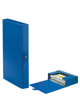 Scatola Portaprogetti Eurobox C24 Esselte - Dorso 4 - 25x35 cm - 390324050 (Blu Conf. 5)