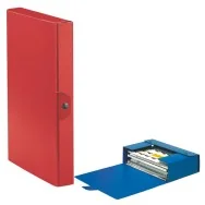 Scatola Portaprogetti Eurobox C24 Esselte - Dorso 4 - 25x35 cm - 390324160 (Rosso Conf. 5)