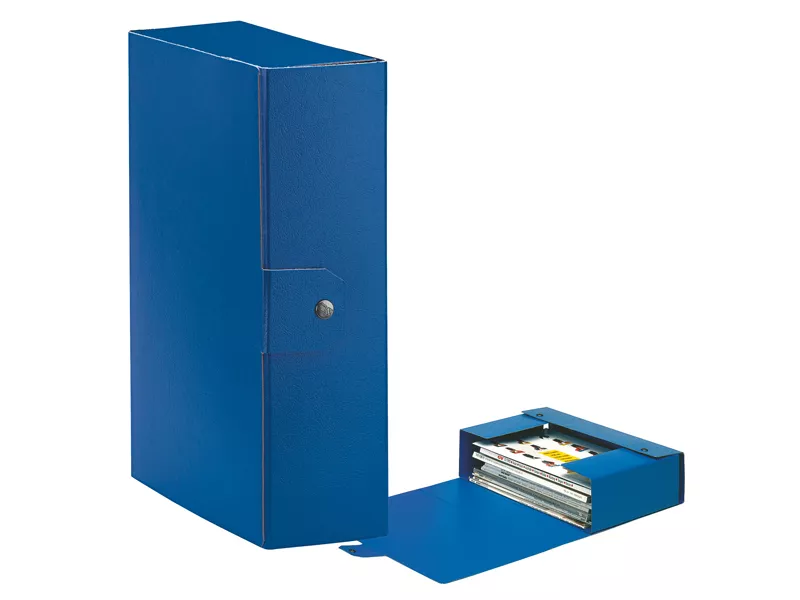 Scatola Portaprogetti Eurobox C30 Esselte - Dorso 10 - 25x35 cm - 390330050 (Blu Conf. 5)