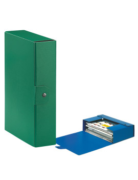 Scatola Portaprogetti Eurobox C28 Esselte - Dorso 8 - 25x35 cm - 390328180 (Verde Conf. 5)