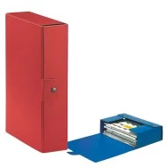 Scatola Portaprogetti Eurobox C28 Esselte - Dorso 8 - 25x35 cm - 390328160 (Rosso Conf. 5)
