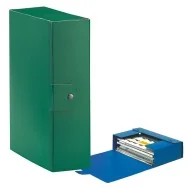 Scatola Portaprogetti Eurobox C30 Esselte - Dorso 10 - 25x35 cm - 390330180 (Verde Conf. 5)