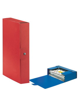 Scatola Portaprogetti Eurobox C30 Esselte - Dorso 6 - 25x35 cm - 390326160 (Rosso Conf. 5)
