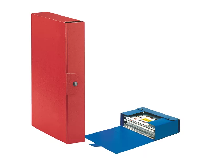 Scatola Portaprogetti Eurobox C30 Esselte - Dorso 6 - 25x35 cm - 390326160 (Rosso Conf. 5)