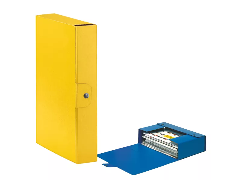 Scatola Portaprogetti Eurobox C30 Esselte - Dorso 6 - 25x35 cm - 390326090 (Giallo Conf. 5)