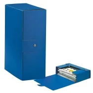Scatola Portaprogetti Eurobox C32 Esselte - Dorso 12 - 25x35 cm  - 390332050 (Blu Conf. 5)