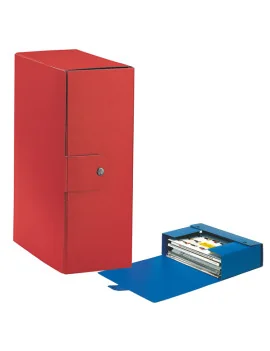 Scatola Portaprogetti Eurobox C32 Esselte - Dorso 12 - 25x35 cm - 390332160 (Rosso Conf. 5)